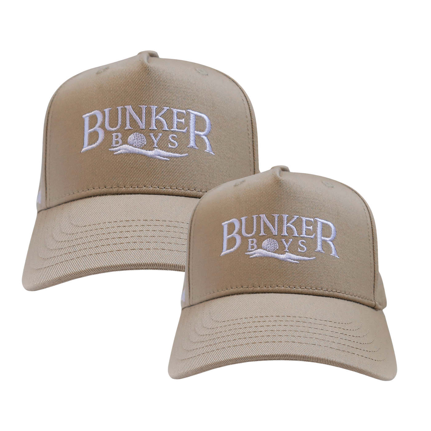 2-Hat Set in Beige and Beige